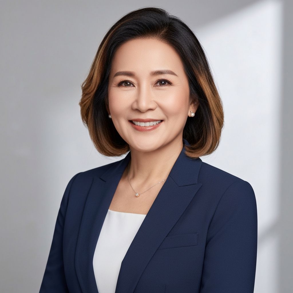 Confident professional